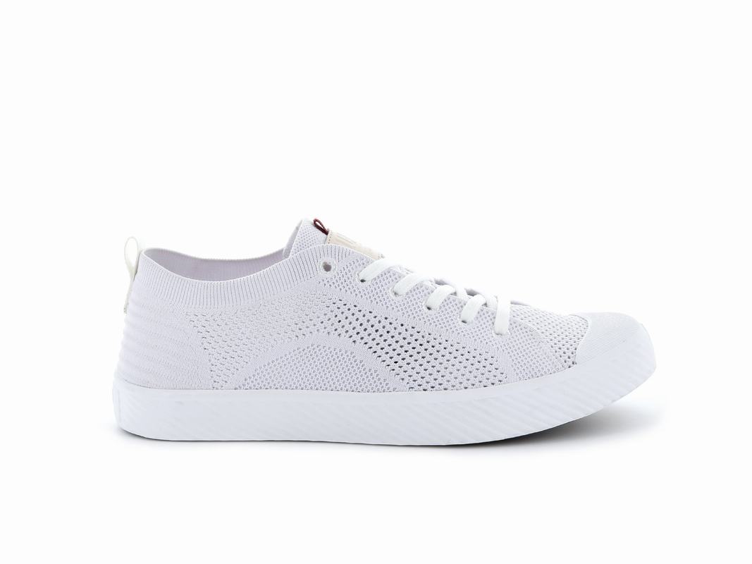 Palladium Pallaphoenix Knit Mens Low Top Sneakers White Australia [AQPKYJ-834]